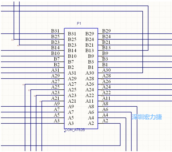 雙擊 1.SchDoc，文件可以被正常打開，下圖是其中的一部分：
