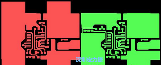 此操作可使文件中大部分的焊盤輸出后仍為焊盤，不會成為線性焊盤，并且不會產生像下圖一樣的短路情況