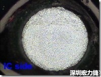 紅墨水染紅測(cè)試分析-IC面，允收