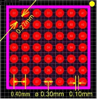 這一類BGA模塊設(shè)計(jì)已經(jīng)是刷新底線，屬于最小加工能力范疇。