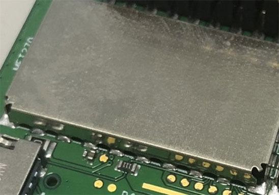 屏蔽罩直接焊接于電路板(directly mount shielding-can on PCB)